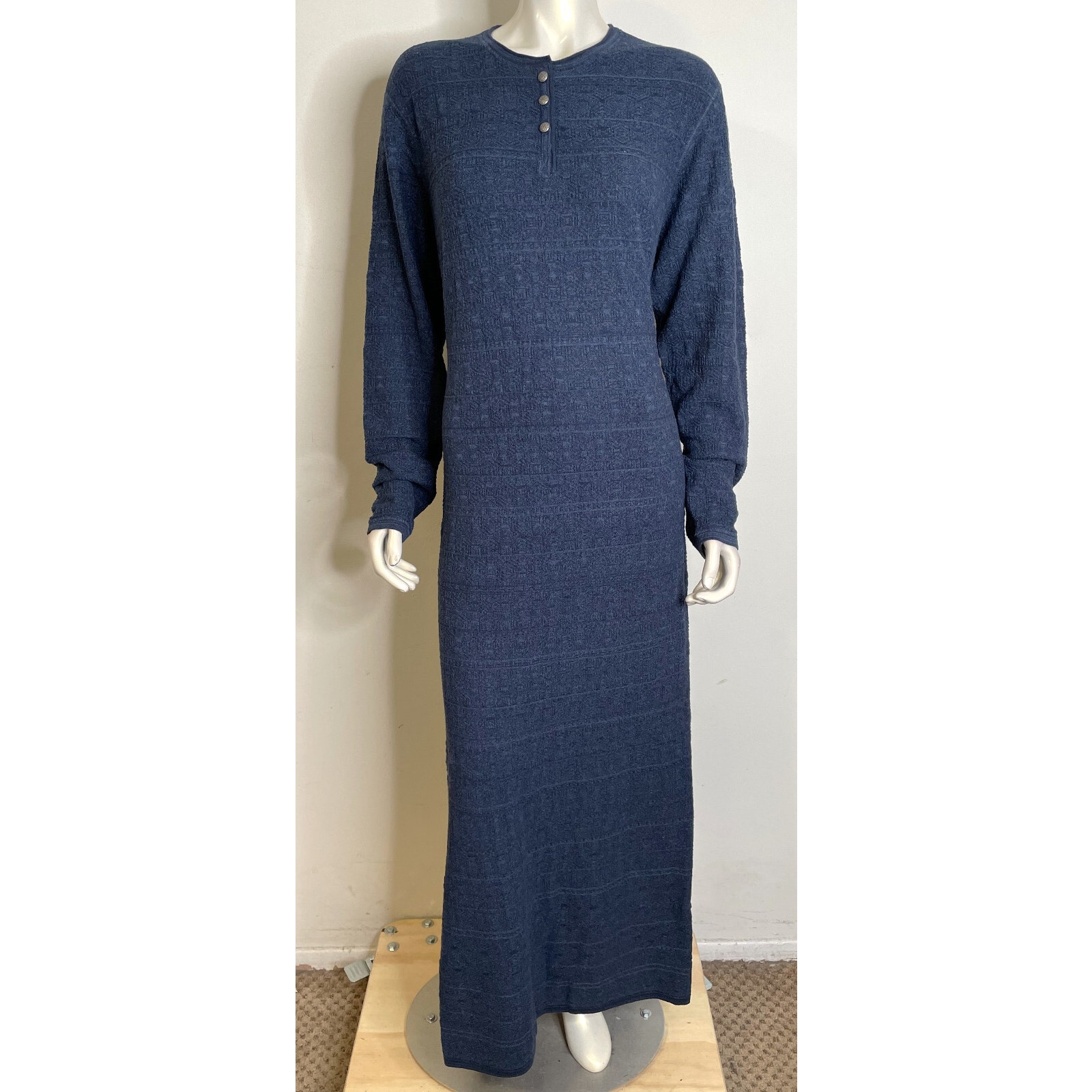 Double D Ranch Maxi Dress 2x Nwt Cross The Brazos After Midnight Blue Knit